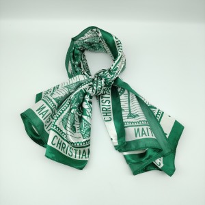 Dark Green Jungle Scarf